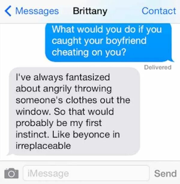 Boyfriend cheats on her. When you get caught. brittany white cheats boyfriend fan pictures.