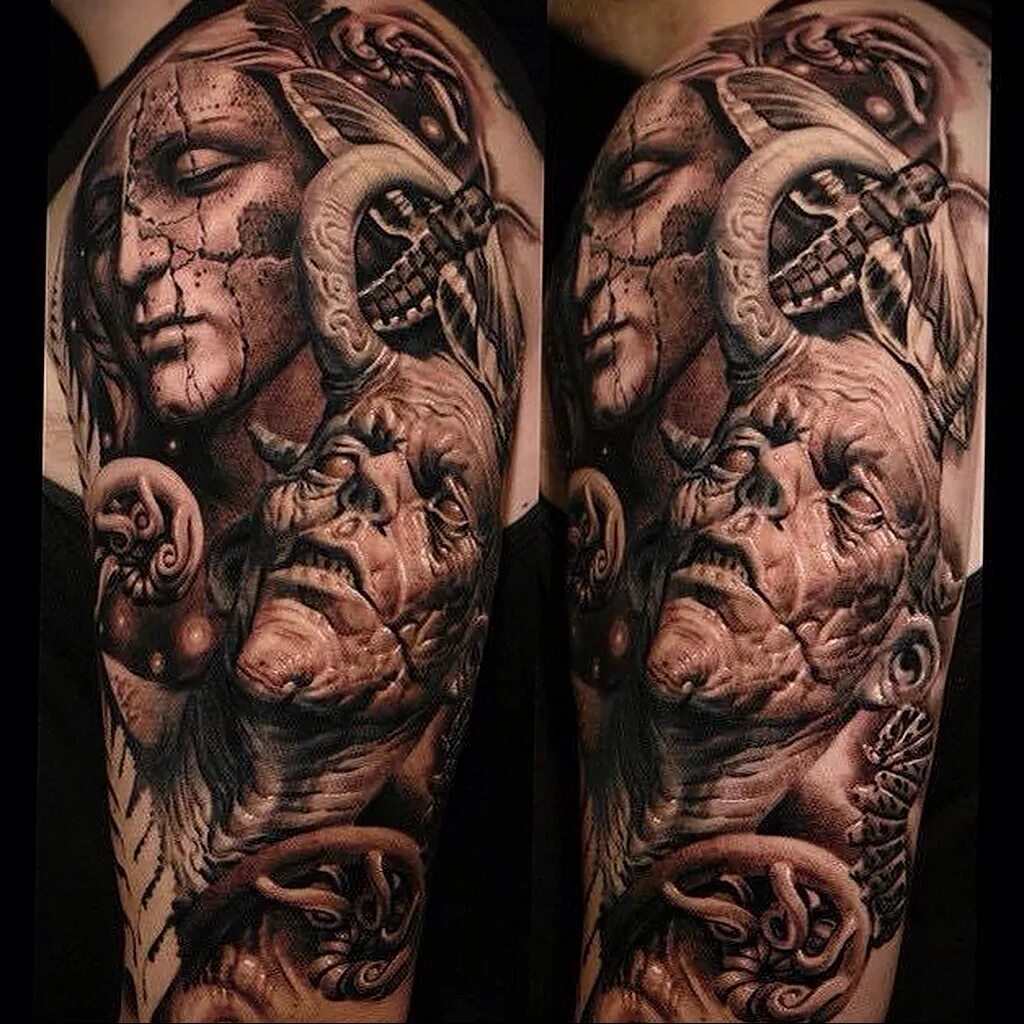тату дьявол. асмодей демон тату. демон реализм. супер реалистичные татуировки. тату демон для мужчин.