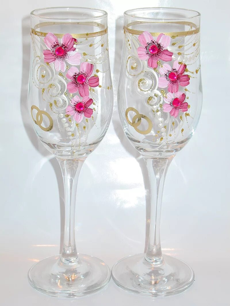 роспись фужеров. роспись бокалов на свадьбу. роспись фужеров. разрисованные бокалы. роспись бокалов.