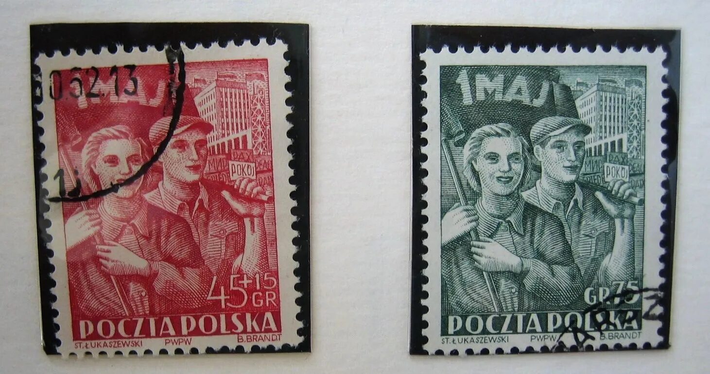 Марки 1 мая. Почтовые марки польши. марка 1 мая. марки с 1 мая 1951 года. женщины на марках.