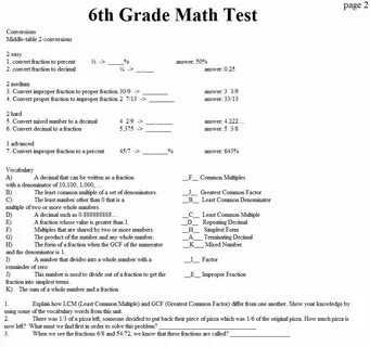Test 3 8 grade