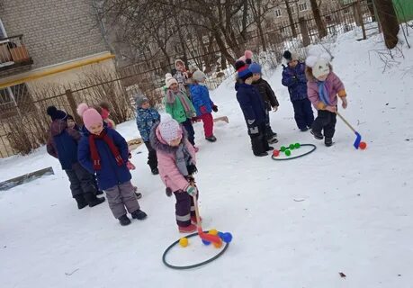 Зимнее спортивное развлечение