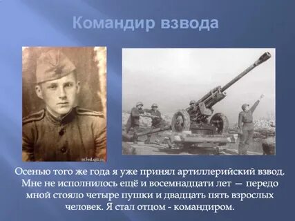 Командир трех взводов