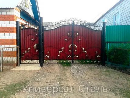 Профнастил с ковкой