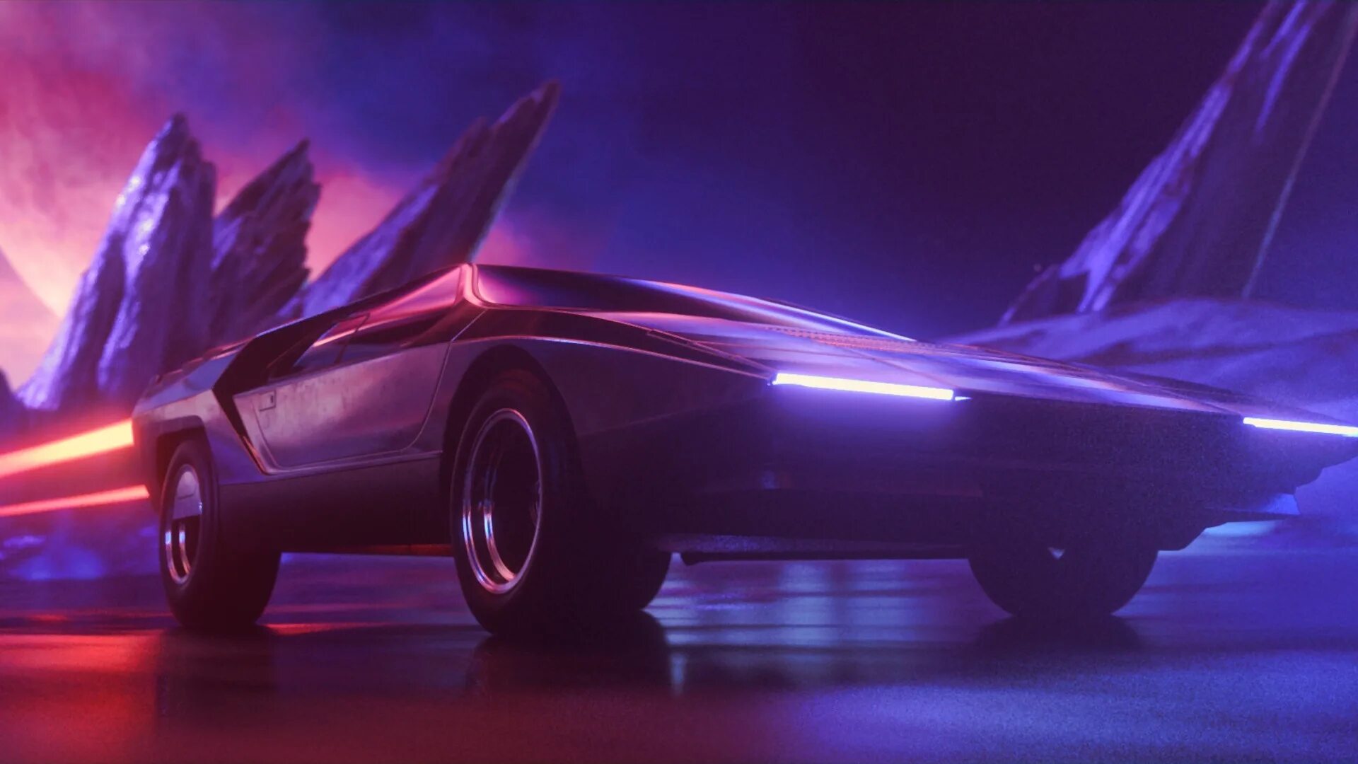 Песня машина летит. Делориан неон. Делориан синтвейв. DELOREAN DMC-12 Retro Wave. Lamborghini Countach 2020 ретровейв.