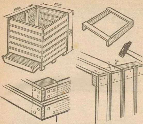 Чертеж ящика из дерева Pin on ИНСТРУМЕНТ Woodworking projects diy, Woodworking plans, Teds woodworking