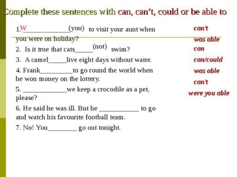 Teacher can can must. To be able to модальный глагол. Задание to be able to. To be able to упражнения. Are able to модальный глагол.