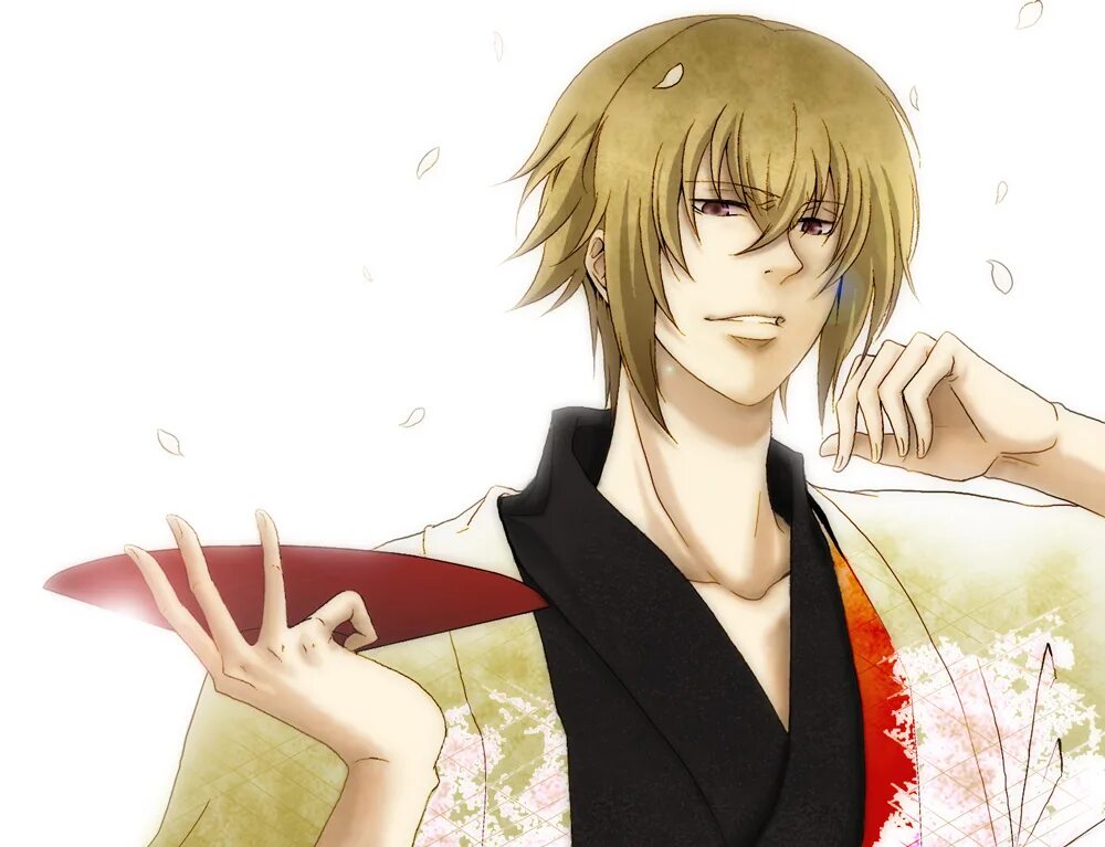 Сказание о демонах сакуры кадзама. Чикаге казама аниме. Кадзама тикагэ демон. Кадзама. Hakuouki чикаге.