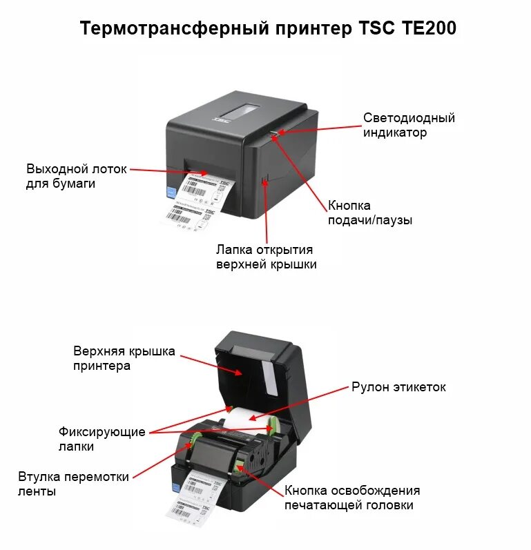 Tsc te200 печать этикеток. Принтер этикеток TCS te200. Термотрансферный принтер TSC te200. Принтер TSC 200 Риббон. Термотрансферный принтер этикеток TSC te200 99-065a101-r0lf05.