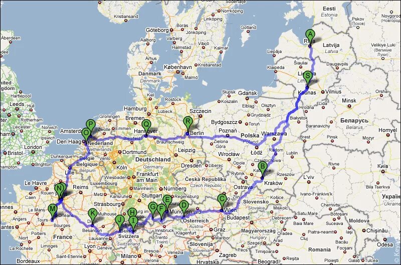 Маршрут путешествий по странам. Карта Европы маршруты путешествий. Туристический маршрут по Европе. Автомобильные маршруты по Европе. Маршрут по Европе на машине.