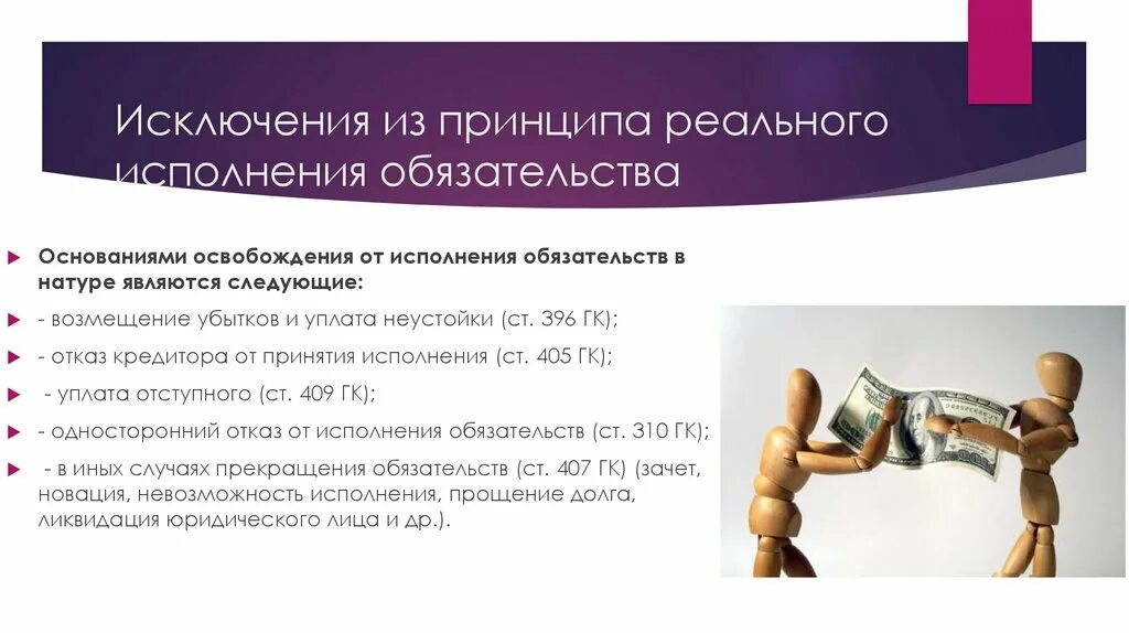 Основными принципами исполнения обязательства являются. Основными принципами исполнения обязательства являются