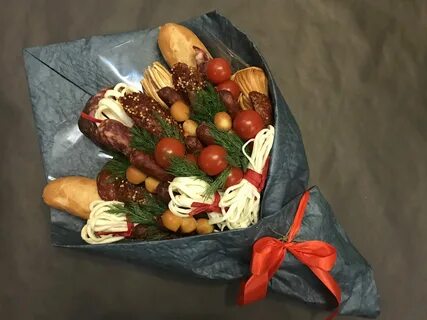 Колбасный букет своими руками
