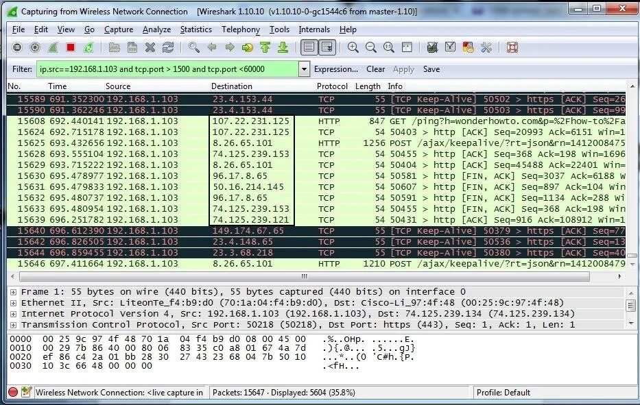 Tcp keepalive