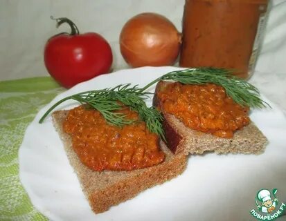 Бутерброды с кабачковой икрой