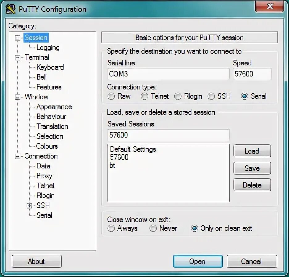 Putty порт. Порт через putty. терминальная программа putty. putty терминал пуст.