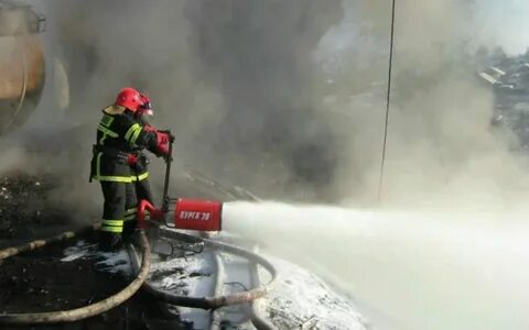 Пожар на воде