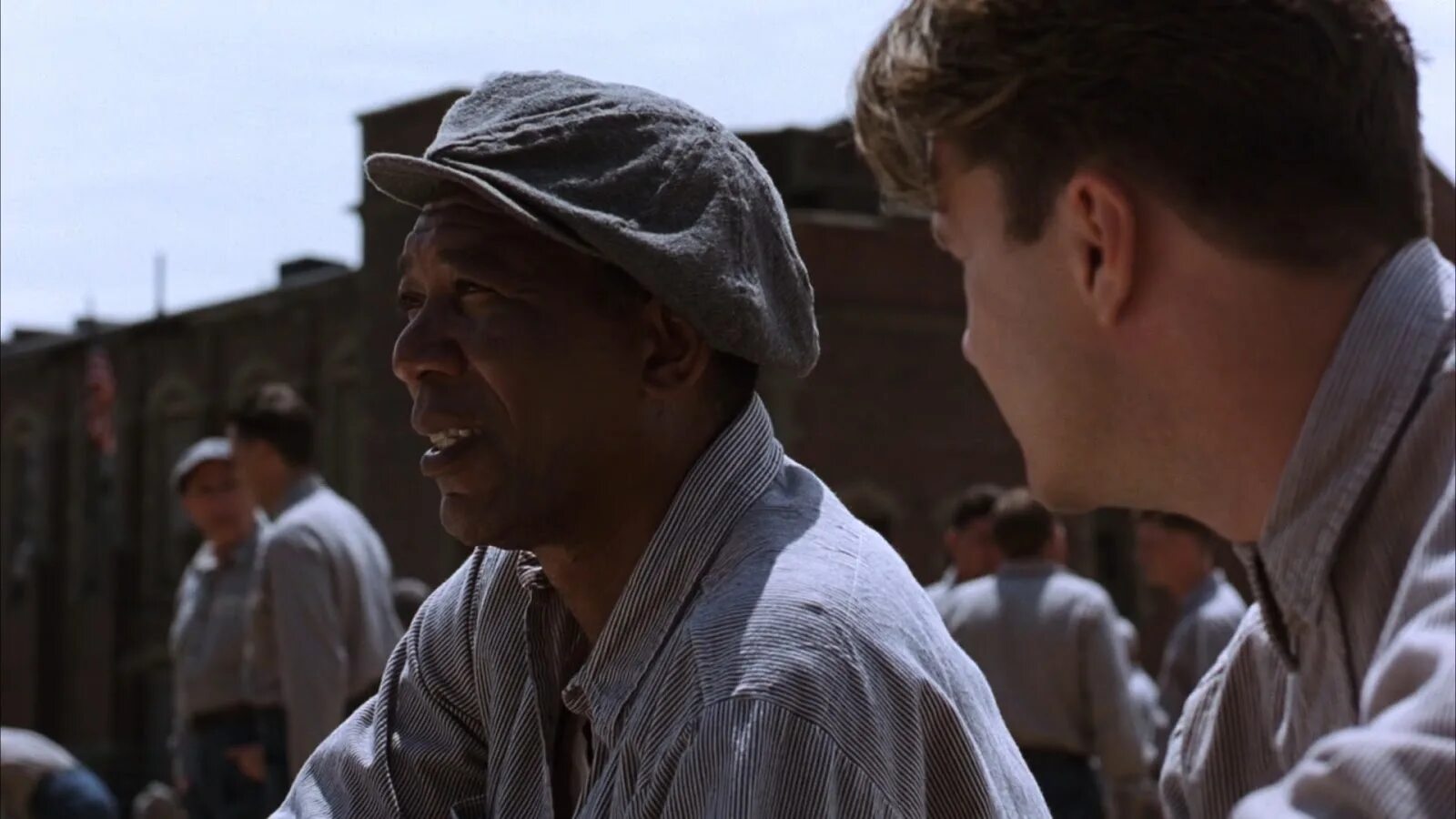 Побег из шоушенка на английском. Побег из Шоушенка the Shawshank Redemption 1994 Энди Дюфрейн. Энди Дюфрейн и ред.