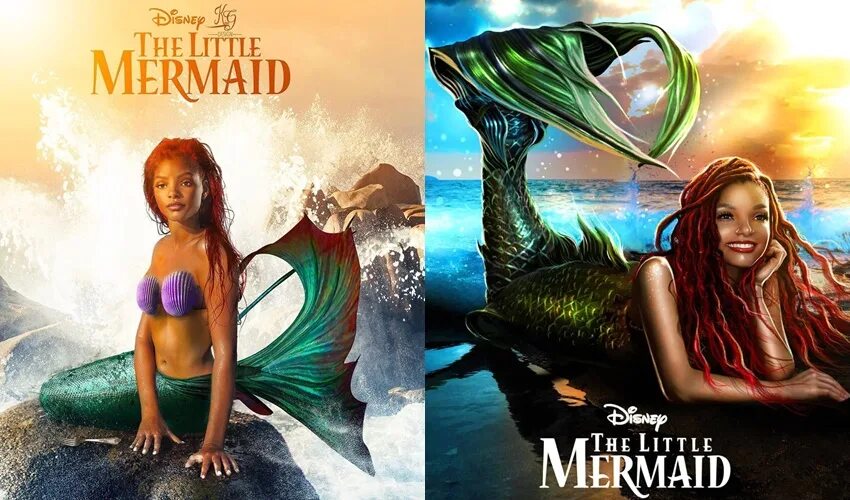 выход русалок. русалочка 2023. русалка в море. настоящие русалки. русалочка дисней 2023.