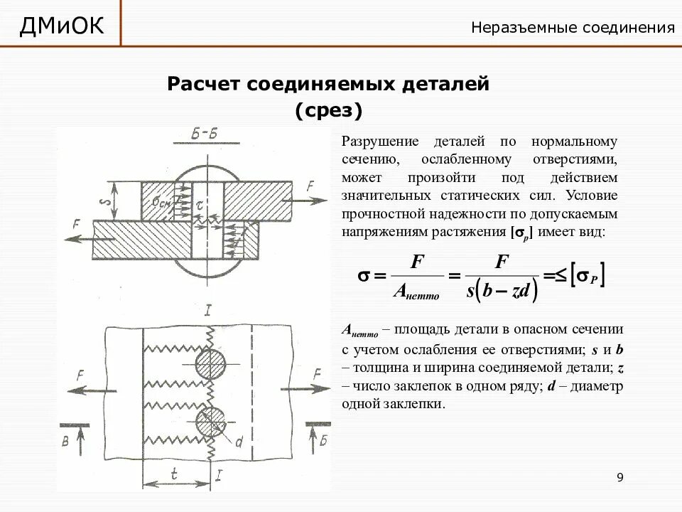 Площадь среза заклепки шпонки. Формула заклепочного соединения на смятие. Испытания болтов на срез. Болтовые соединения на срез смятие и растяжение.