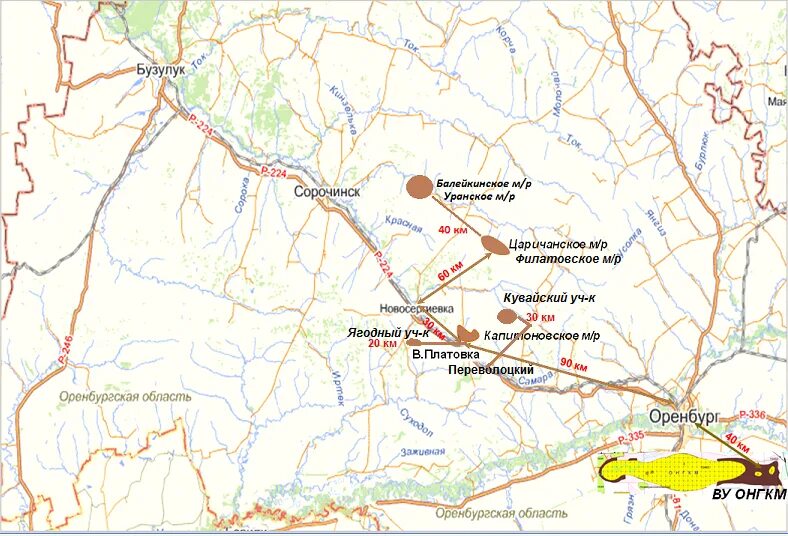 Оренбургское нефтяное месторождение. Оренбургское месторождение на карте. Царичанское месторождение Оренбург. Оренбург и Оренбургское месторождение. Газпромнефть Оренбург Царичанское месторождение.