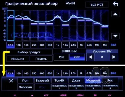 Эквалайзер настройка звука в машине