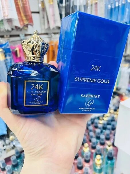 Supreme gold. 24k Supreme Gold Sapphire EDP. Духи Суприм Голд 24к. Paris World Luxury 24k Supreme Gold Sapphire. Paris World Luxury 24k Supreme Gold Sapphire пирамида.