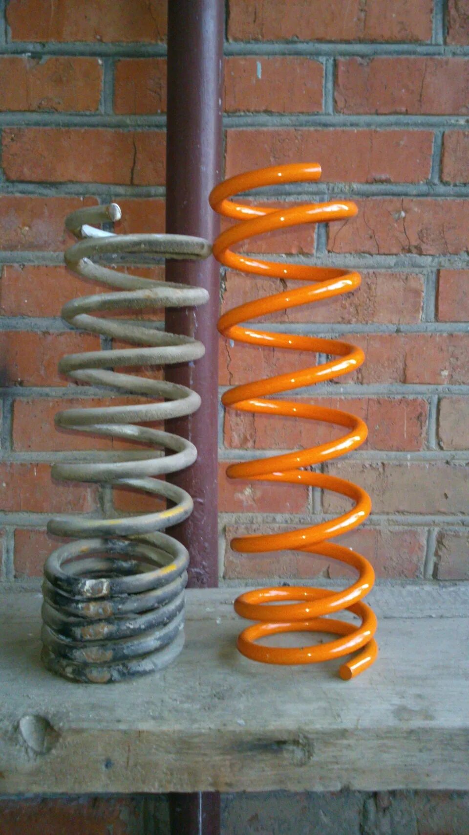 Нагрев пружин. Нагреть пружины для занижения. Занижение нагревом пружин. 3. Нагревание пружин.