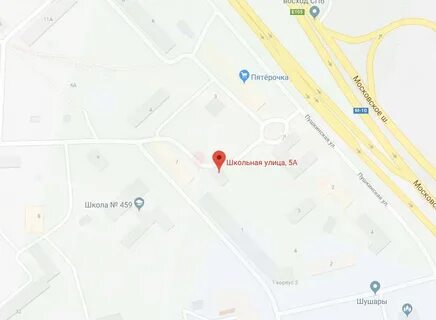 Карта шушары спб с улицами