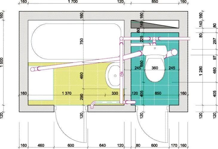 Ванная комната чертеж с размерами. Туалет шириной 1 метр с раковиной чертеж. Схема ванной комнаты с размерами 2000х3000. Стандартные габариты санузла.