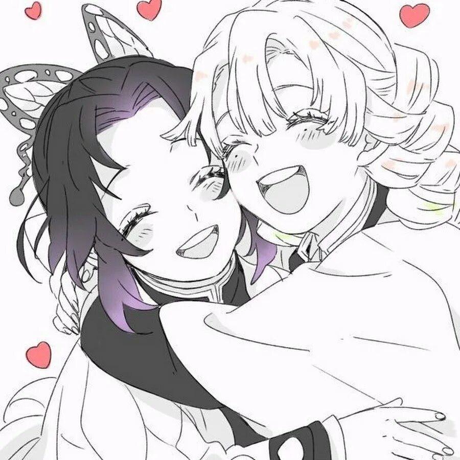 Мицури канроджи юри. Мицури канроджи клинок рассекающий демонов. Шинобу x мицури. Мицури и шинобу. Митсури канроджи.