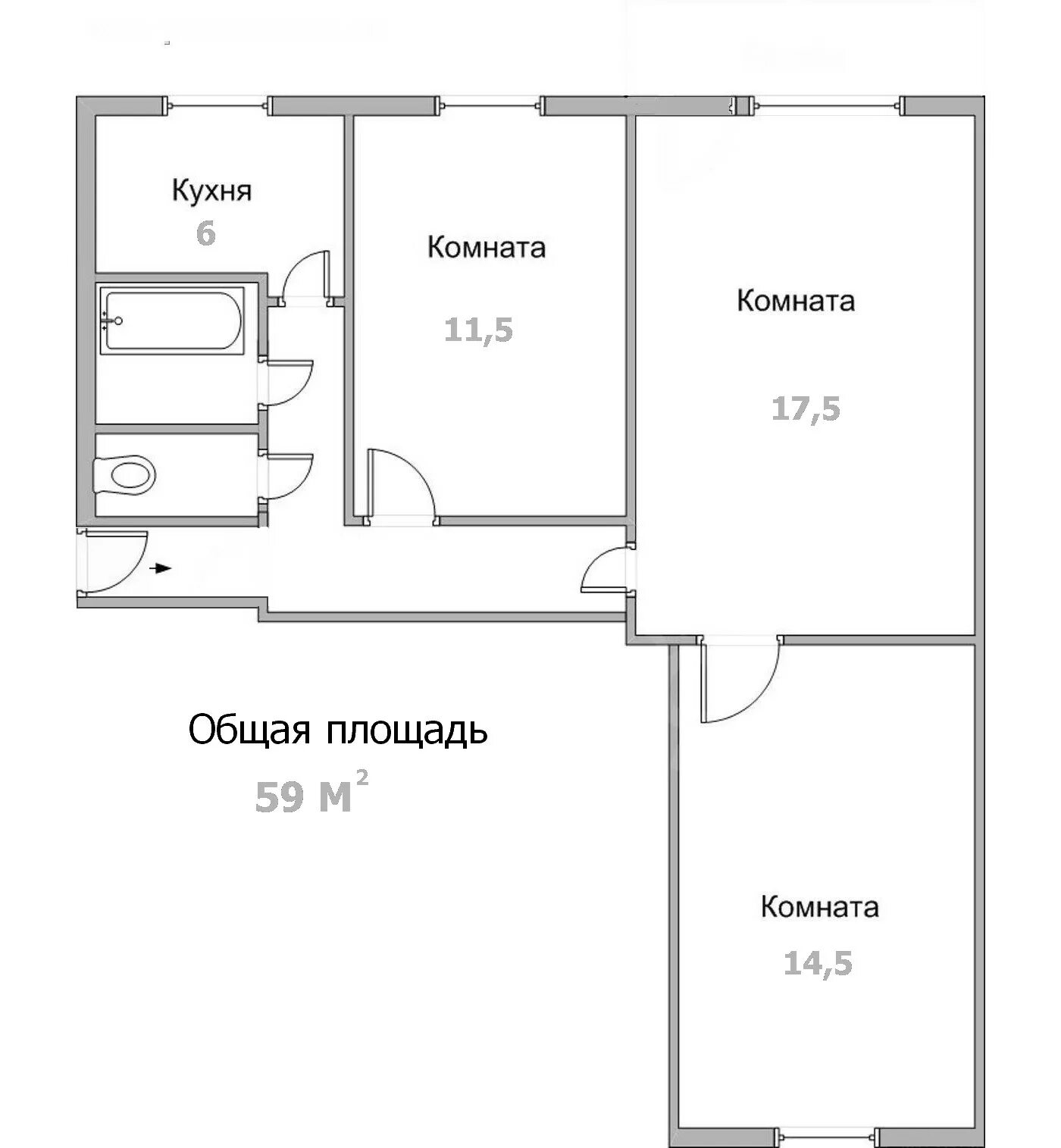 План 3 комнатной квартиры брежневки. Трехкомнатная хрущевка планировка. Планировка 3 комнатной квартиры хрущевка. Планировка трехкомнатной квартиры в хрущевке.