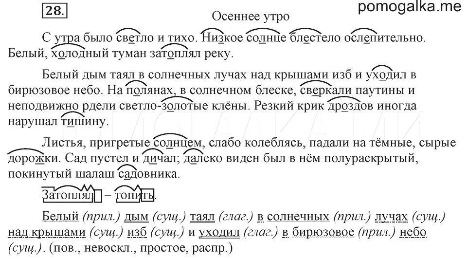 Русский язык 6 класс упражнение 588. Гдз по русскому языку 6 класс. С утра было светло и тихо низкое солнце блестело. Гдз русский язык 6 класс ладыженская. Русский язык упражнение 28.