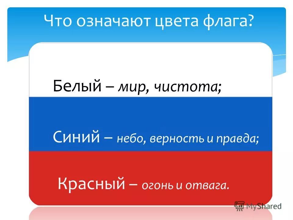 Флаг России обозначение цветов. Обозначение цветов флага Российской Федерации. Цвета рос ийскогофлага. Что означают цвета российского флага. Что означают цвета российского флага официальная