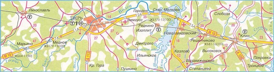 Карта трассы м10. Трасса м-10 Россия на карте. Дорога м10 на карте.