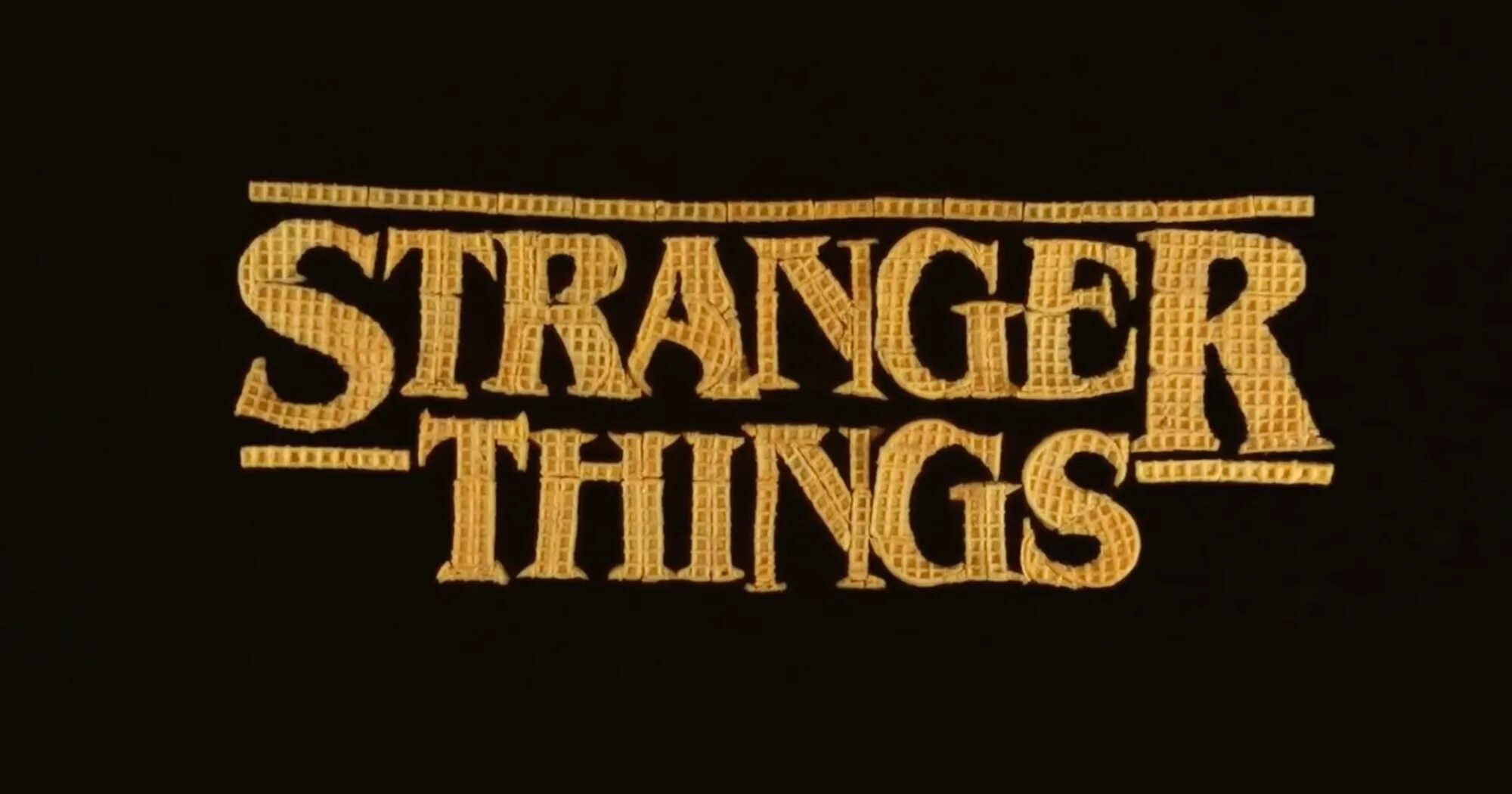 Stranger things вафли. Stranger things Intro. Stranger things логотип. Очень странные дела интро.
