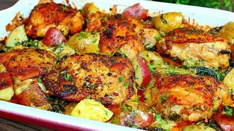 Курица с картошкой на плите рецепт