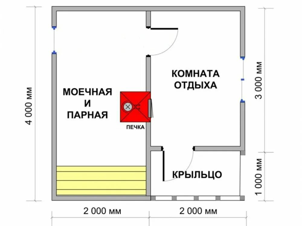 Проект бани 3х3. Баня 4х4 планировка с парилкой. Баня 4х4 планировка с парилкой и мойкой. Баня 4 на 4 планировка. Баня из кирпича 6х4 планировка.