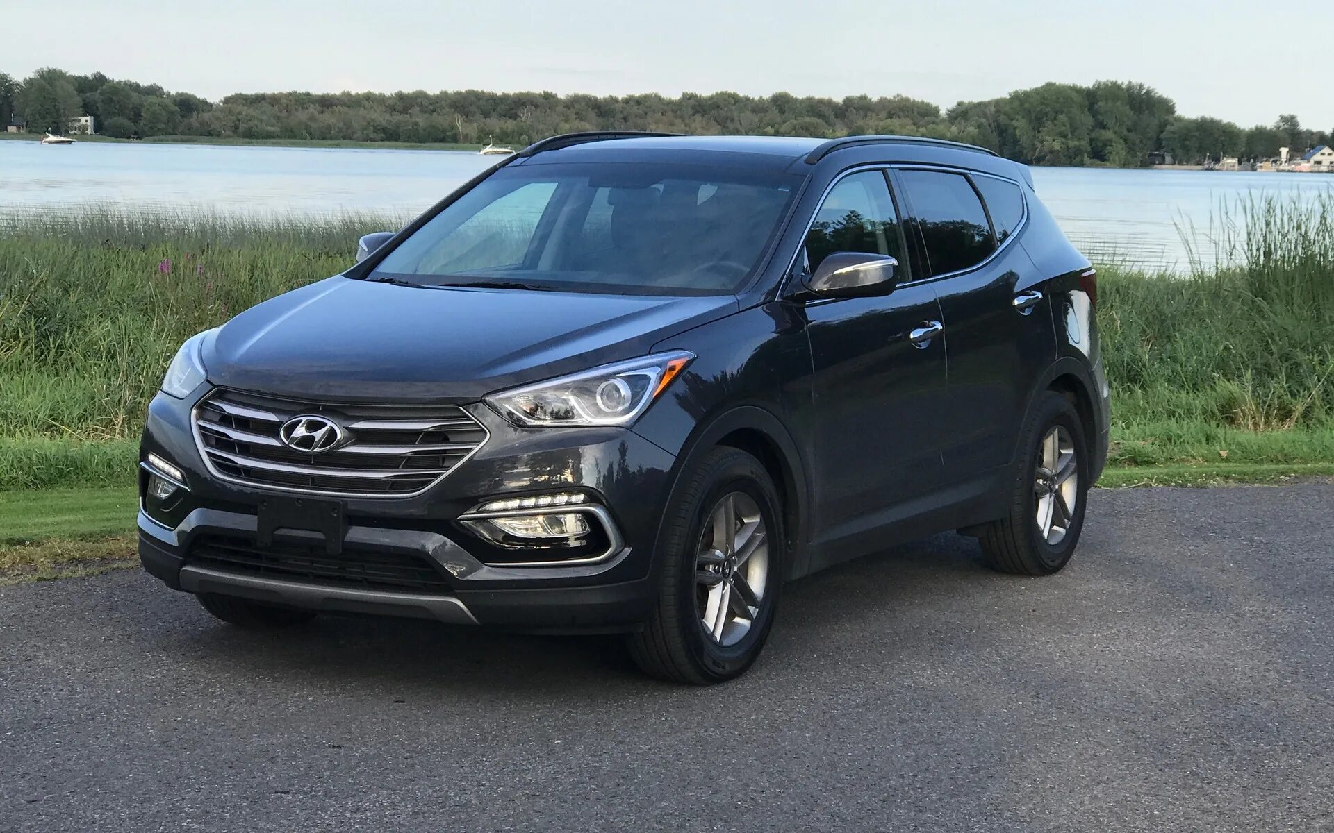 Hyundai Santa Fe 2017. 2017 Hyundai Santa Fe Sport. Хендай Санта Фе 2017 черный. Хендай Santa Fe 2017.