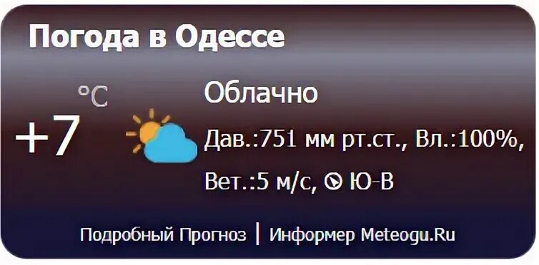 Погода в образцово