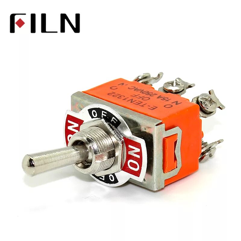 Двухполюсный переключатель. Тумблер 6 контактов on-off-on, 250v, 10a &quot;1322&quot;. kn-06 mini переключатель. двухполюсный кулисный переключатель. переключатель трехуровневый.