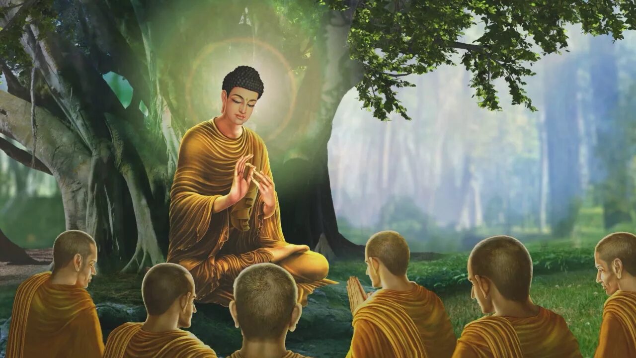 Будда Шакьямуни ученики Будды. Сиддхартха Гаутама Будда. Будда Шакьямуни с учениками. Сиддхартха Гаутама буддизм просветление.