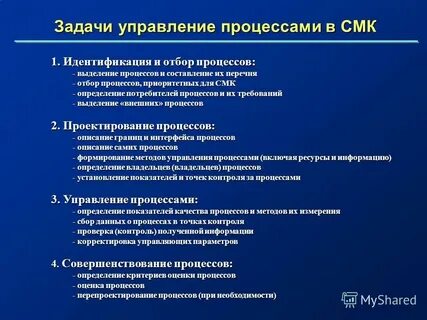 Методики оценки смк