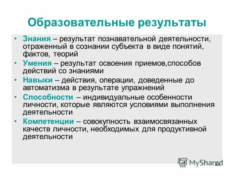 Проверка полученных результатов познавательной деятельности. Проверка полученных результатов познавательной деятельности