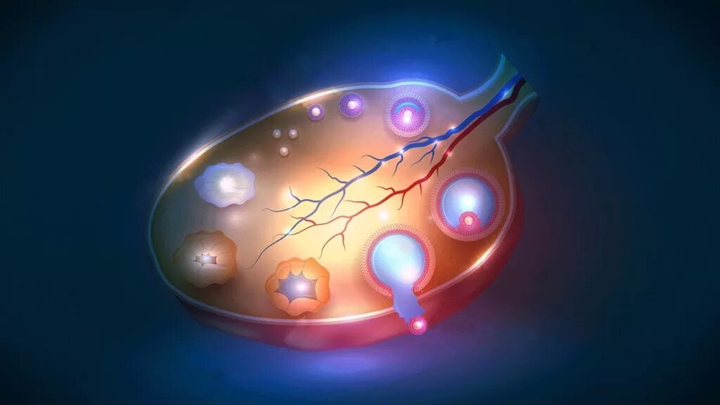 В фолликуле яичника происходит оплодотворение. Овариальный фолликул. Яйцеклетка в фолликуле. Везикулярный фолликул яичника. Везикулярные яичниковые фолликулы.