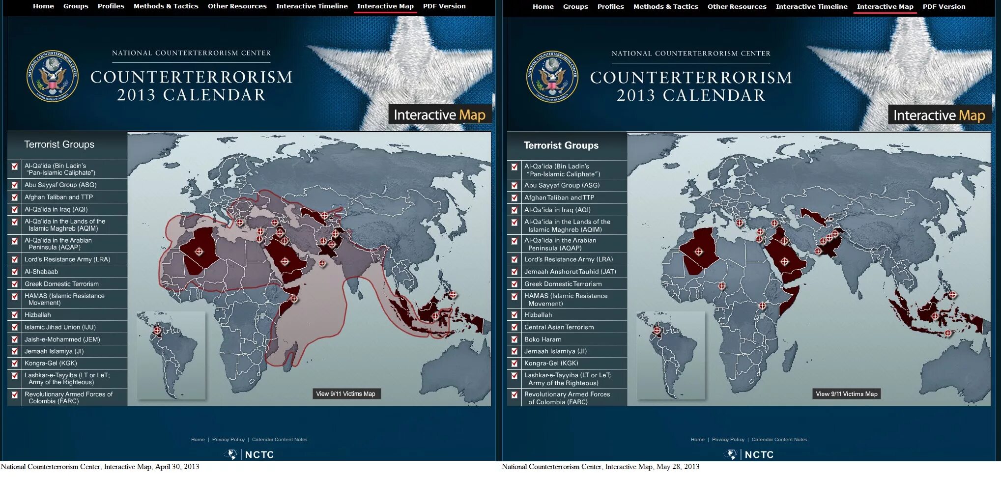 Интерактивная карта спорных. Terrorism Map. Карта террористов. World Map of terrorism. National counterterrorism Center штаб-квартира.
