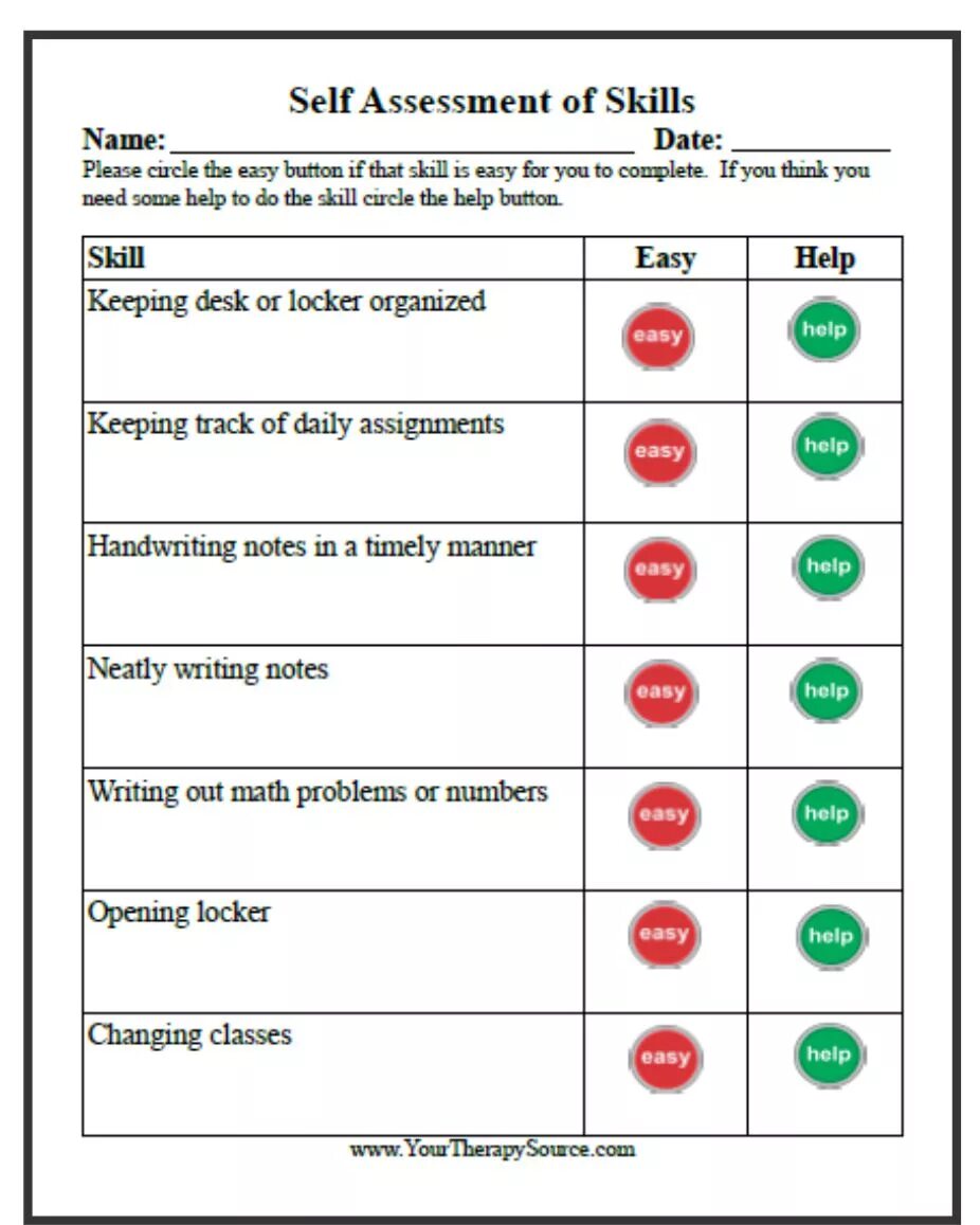 Self assessment. Self assessment example. vi self-assessment. self assessment sheet.