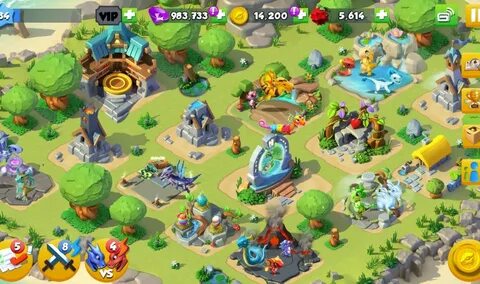 Скачать взломанную игру Dragon Mania Legends на Андроид бесплатно