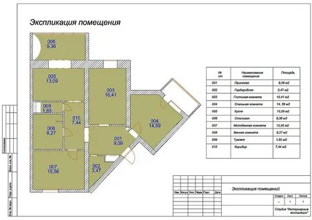 Помещения в соответствии с решением органа