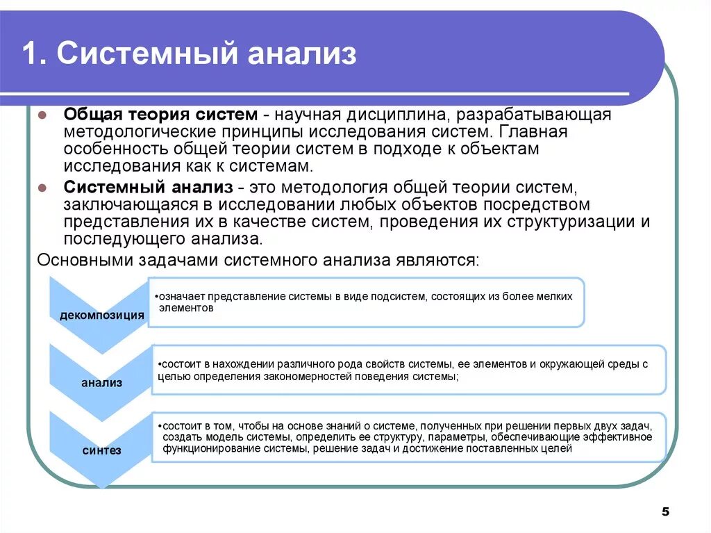 Общая теория задач. Процедуры метода системного анализа. Суть метода системного анализа. Цель системного анализа. Концепции системного анализа.