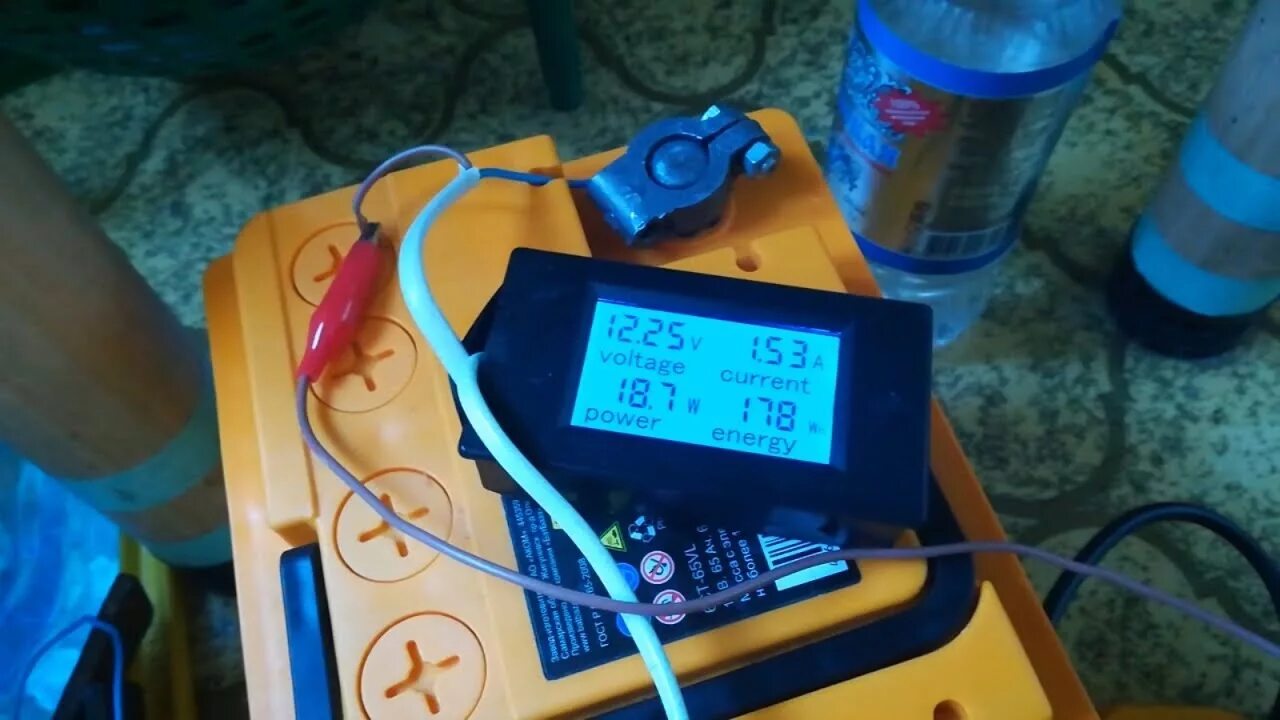 Зарядка аккумулятора после зимы